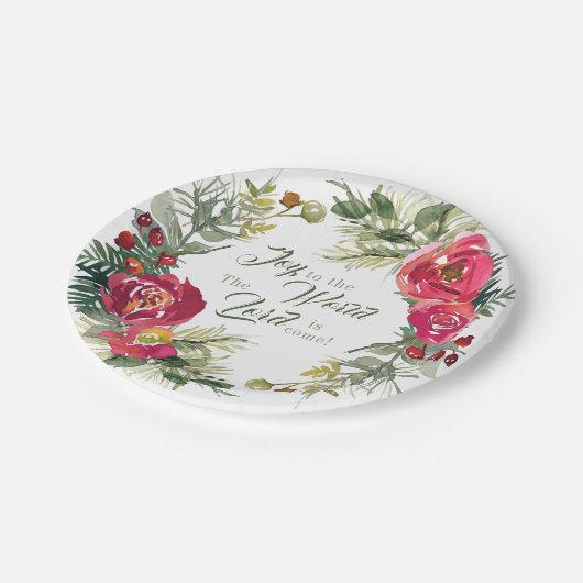 Joto the World Der Herr ist gekommen, Weihnachten Pappteller (Schrägansicht)