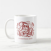 Joto the World Elegant Red Script Christlich Kaffeetasse (Links)
