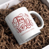 Joto the World Elegant Red Script Christlich Kaffeetasse