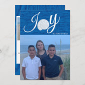 Joto the World Foto Collage Weihnachtskarte Einladung (Vorne/Hinten)