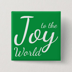 Joto the World Green Holiday Button