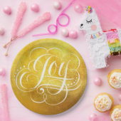 Joto the World Luxury Christmas - Imitats Gold Foi Pappteller (Party)