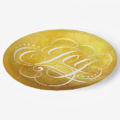 Joto the World Luxury Christmas - Imitats Gold Foi Pappteller (Schrägansicht)