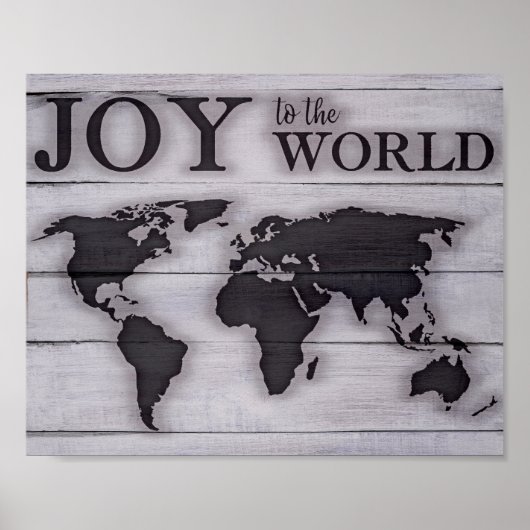 Joto the World Map Print Poster (Vorne)