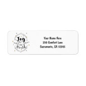 Joto the World Rustic Silver Gold Holiday Card (Vorne)