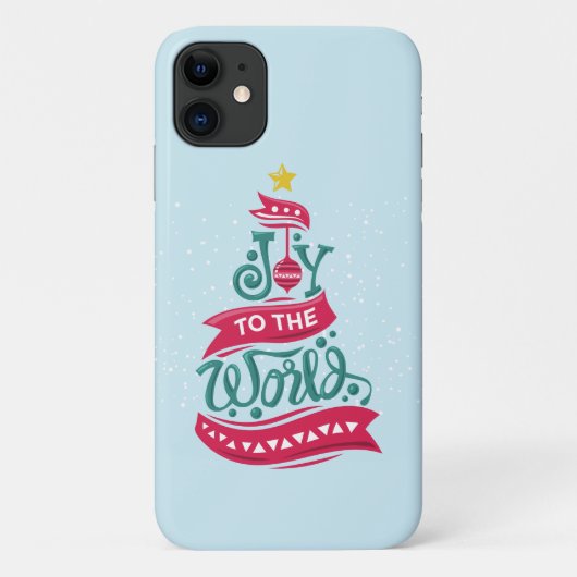Joto the World Weihnachtsziffer Typografie Case-Mate iPhone Hülle (Rückseite)