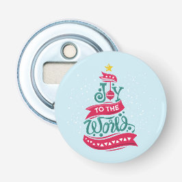 Joto the World Weihnachtsziffer Typografie Flaschenöffner