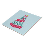 Joto the World Weihnachtsziffer Typografie Fliese (Seite)