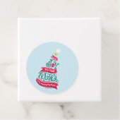 Joto the World Weihnachtsziffer Typografie Geschenkanhänger (Beispiel)