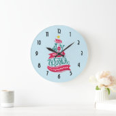 Joto the World Weihnachtsziffer Typografie Große Wanduhr (Zuhause)