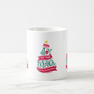 Joto the World Weihnachtsziffer Typografie Kaffeetasse