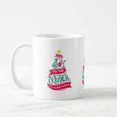 Joto the World Weihnachtsziffer Typografie Kaffeetasse (Links)