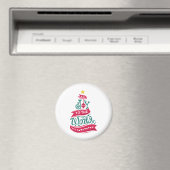 Joto the World Weihnachtsziffer Typografie Magnet (In Situ (Geschirrspüler))