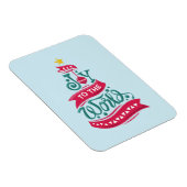 Joto the World Weihnachtsziffer Typografie Magnet (Rechte Seite)