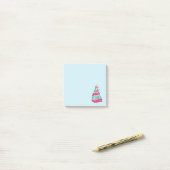 Joto the World Weihnachtsziffer Typografie Post-it Klebezettel (Auf Schreibtisch)