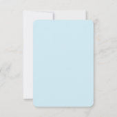 Joto the World Weihnachtsziffer Typografie RSVP Karte (Rückseite)