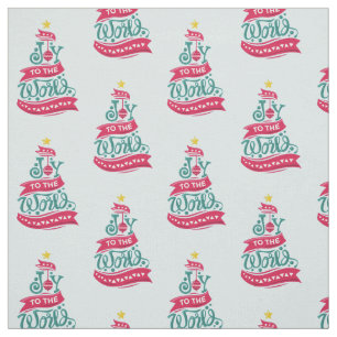 Joto the World Weihnachtsziffer Typografie Stoff