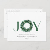 Joty Festive Holly Berry Weihnachtsgrüße Urlaub Postkarte (Vorne/Hinten)