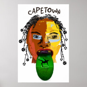 Jou Ma Se Football Soccer Poster - von Marcia