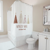 Jouex Weihnachten Holiday Frohe Weihnachtsbaumen F Duschvorhang (Beispiel)