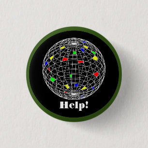 Jour de la Terre, Strukturdraht, personalisiert Button