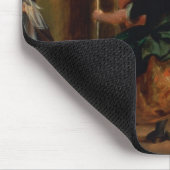 Jourdain zäunt sein Mädchen ein Mousepad (Ecke)