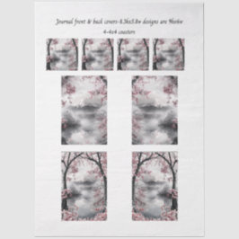 Journal Covers Mount Fuji Cherry Blossom Coasters Seidenpapier