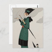 Journal des Dames et des Modes 6 Postkarte (Vorne/Hinten)