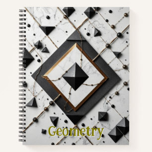 Journal für geometrisches Design / Notebook Notizblock