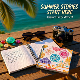 JOURNAL Gold lebendiges Mandala angepasstes Notebo Notizblock