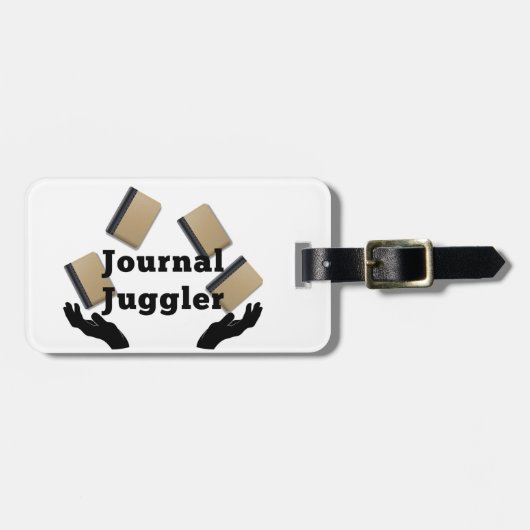 Journal Juggler Gepäckanhänger (Vorderseite horizontal)