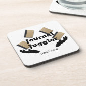 Journal Juggler Getränkeuntersetzer (Linke Seite)