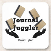 Journal Juggler Getränkeuntersetzer (Vorderseite)