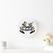 Journal Juggler Runde Wanduhr (Zuhause)