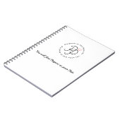 Journal mit Zweck Notizblock (Linke Seite)