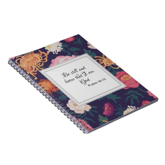 Journal Notebook, Be still und Know, dass ich Gott Notizblock (Rechte Seite)