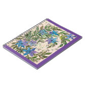 Journal/Notebook - Blue Star-Blume Notizblock (Linke Seite)