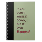 Journal Notebook Funny Motivierend Journal Daily Notizblock (Vorderseite)