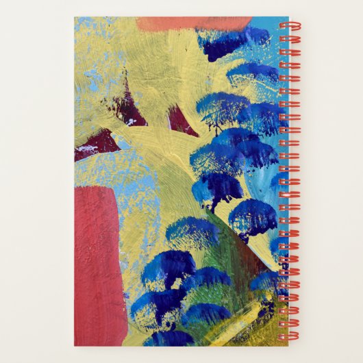 Journal-Notebook in einer anderen Welt Notizblock (Rückseite)