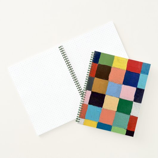 Journal-Notebook in Funky Squares Design Notizblock (Innenseite)