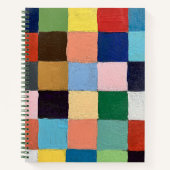 Journal-Notebook in Funky Squares Design Notizblock (Vorderseite)