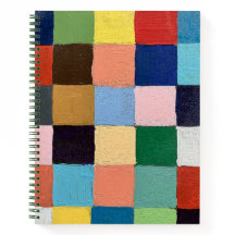 Journal-Notebook in Funky Squares Design
