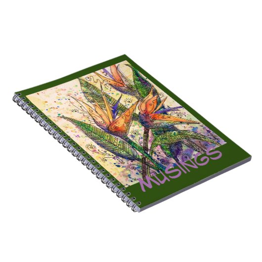 Journal/Notebook- "Musings" Notizblock (Rechte Seite)