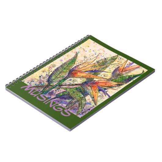 Journal/Notebook- "Musings" Notizblock (Linke Seite)