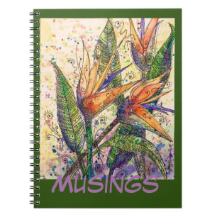 Journal/Notebook- "Musings" Notizblock