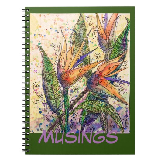 Journal/Notebook- "Musings" Notizblock (Vorderseite)