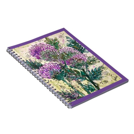 Journal/Notebook - Schottische Thistle Notizblock (Rechte Seite)