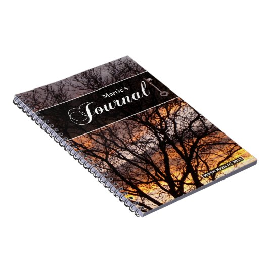 Journal-Notebook - Sonnenuntergang Notizblock (Rechte Seite)