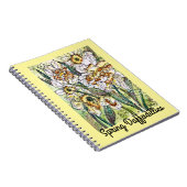 Journal/Notebook-"Spring Daffodillies" Notizblock (Rechte Seite)