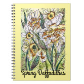 Journal/Notebook-"Spring Daffodillies" Notizblock (Vorderseite)